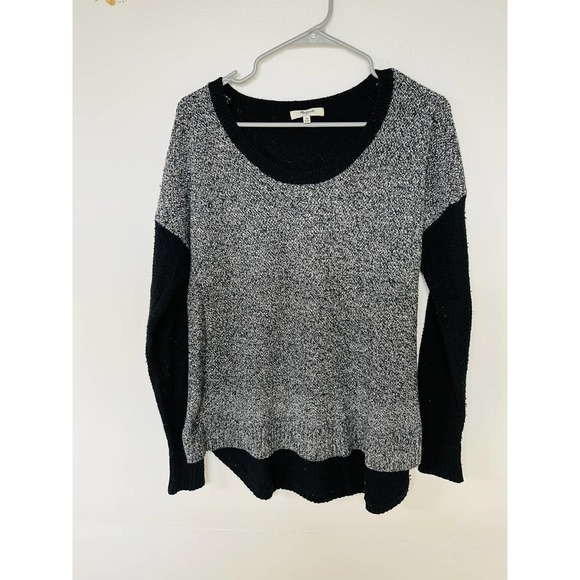 Madewell Black and Grey Sweater - Picture 3 of 7